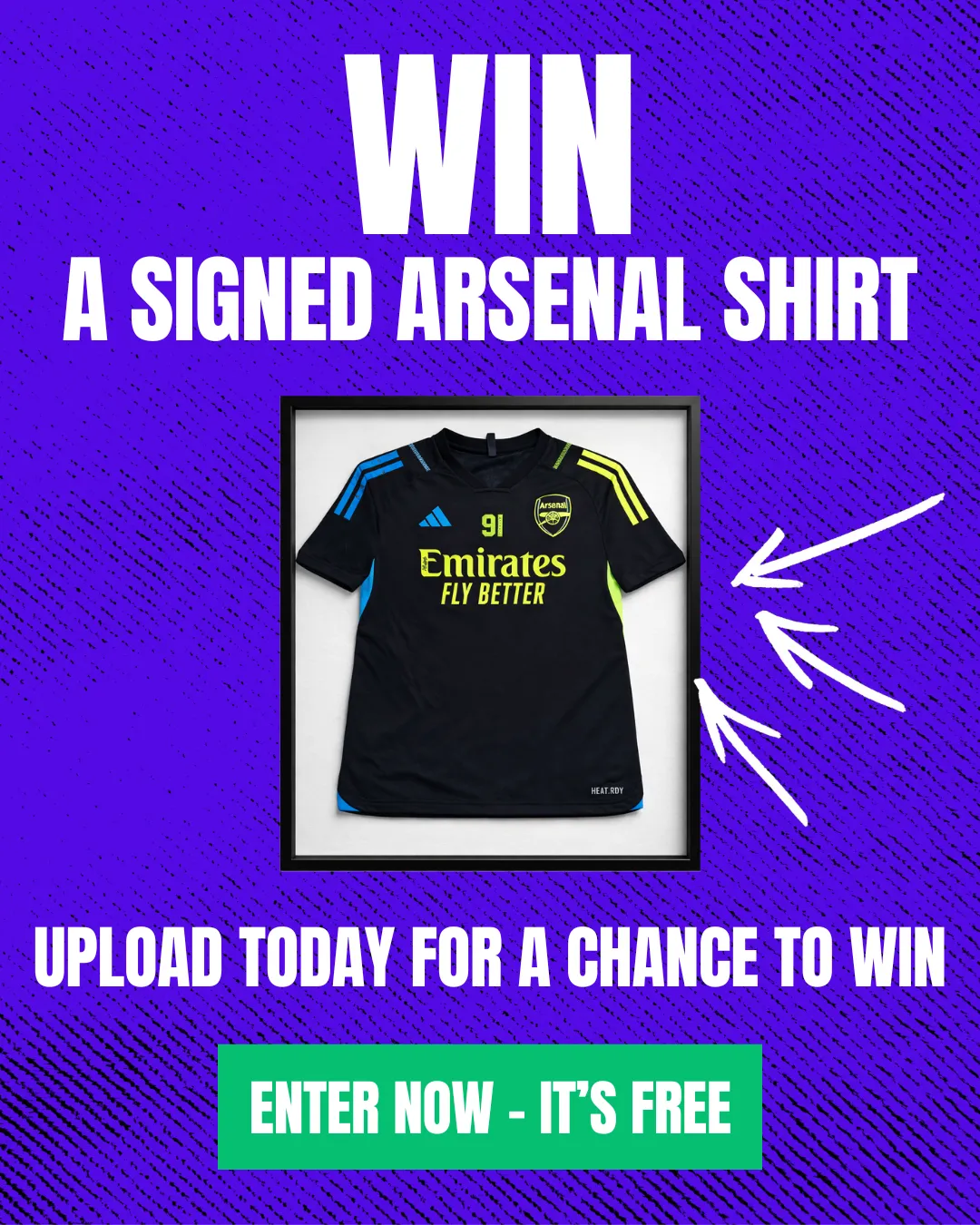 Win a Signed Arsenal Shirt on Kit Revolution
