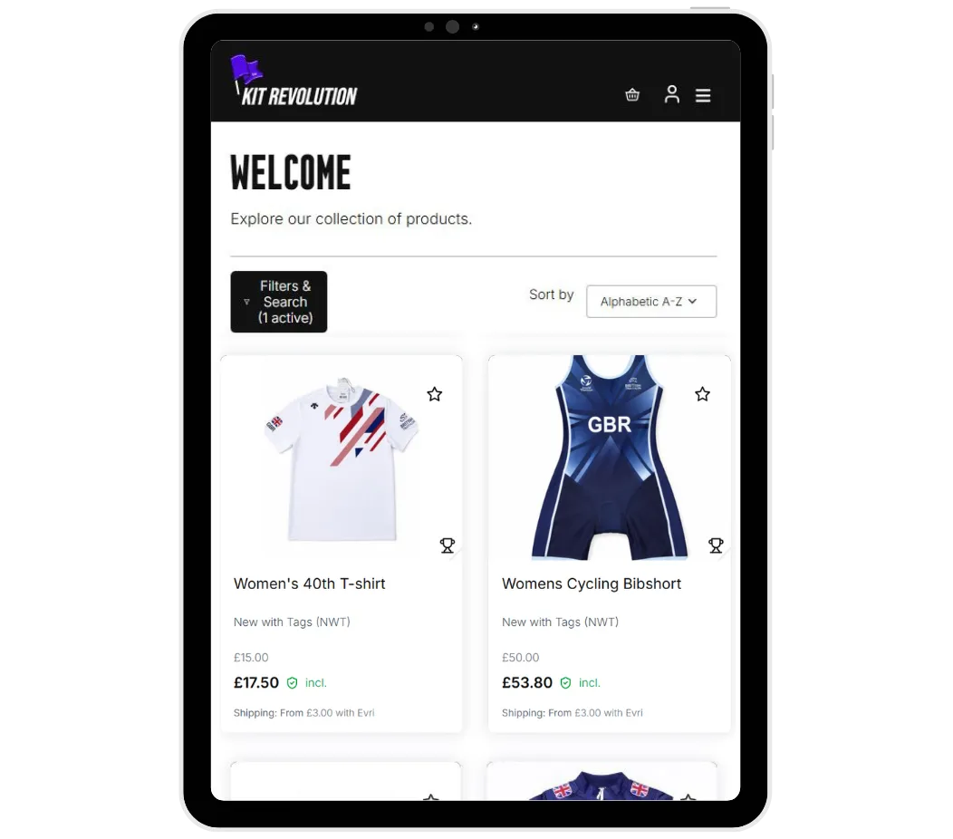 BT Listing Block on Kit Revolution