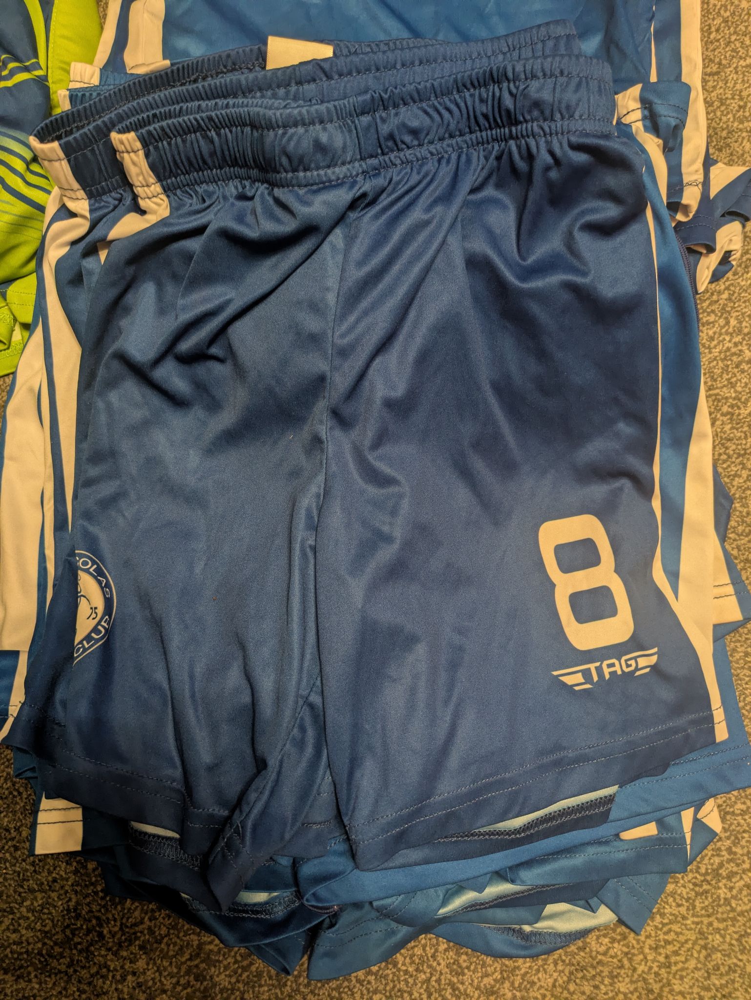 Youth Football Clothing - Size Mixed small junior up to large junior - Match worn condition. 